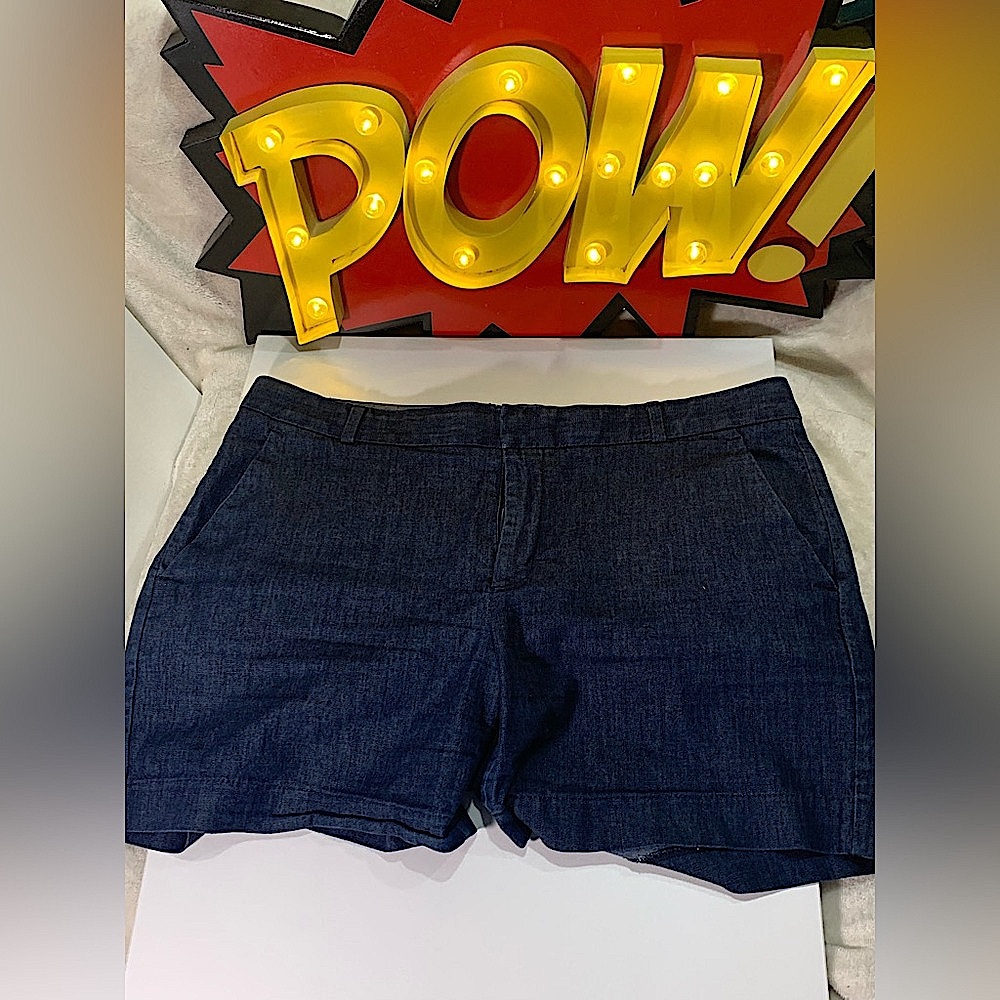 Women’s Banana Republic Shorts
Blue Cotton Blend
Gently Used 
30/10